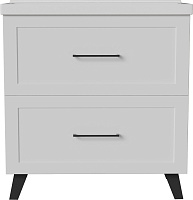 Mixline Тумба с раковиной Риф 80 2 ящика белая