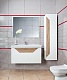 Бриклаер Мебель для ванной Брайтон 100 (Фостер) белая матовая/дуб кера – фотография-18
