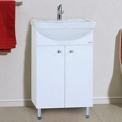 Onika Тумба под раковину Крит Эко 52.10 разборная белая – фотография-2