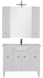 Aquanet Тумба с раковиной "Стайл 105" с дверцами – фотография-7