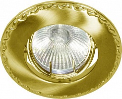 Feron Встраиваемый светильник 125Т-MR16 Gold Matt-Gold  – фотография-1