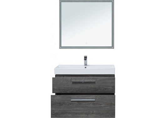 Aquanet Мебель для ванной Nova 90 дуб рошелье – картинка-3