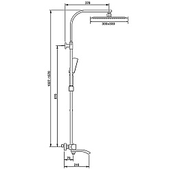 Gappo Смеситель для вынны G07-6 G2407-60 черная – фотография-3