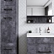 Бриклаер Мебель для ванной Чили 70 цемент – фотография-27