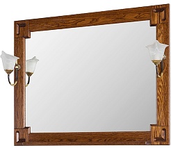 Водолей Зеркало Дубэлла 120 орех – фотография-3