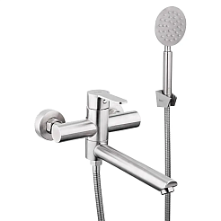 Frap Смеситель для ванны H801 F32801 сатин – фотография-1