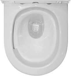 Azario Унитаз подвесной Gloria AZ-2003T безободковый белый – фотография-11