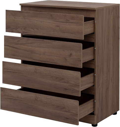 Aquanet Комод Сканди 80 4 ящика дуб крафт – фотография-8