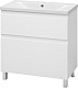 Misty Тумба под раковину Лаки 80 белая – картинка-10