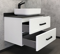 Comforty Тумба с раковиной Амстердам 75 – фотография-3