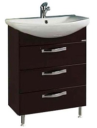 Акватон Тумба под раковину Ария 65 H темно-коричневая – фотография-1