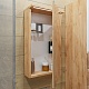 Бриклаер Мебель для ванной Форест 40 подвесная белый/дуб золотой – фотография-25