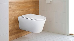 Azario Унитаз подвесной Ollin AZ-0513R безободковый белый – фотография-2