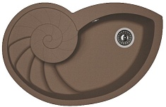 Florentina Мойка гранитная Наутилус мокко