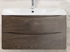 BelBagno Тумба с раковиной ACQUA 1000 Rovere Nature Grigio – фотография-1