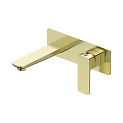 Oliveeka Смеситель для раковины D OL-869003-BG золотой матовый – фотография-1