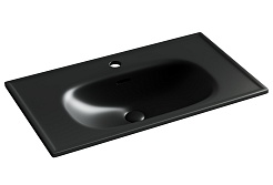 Ceramicanova Мебельная раковина Sabo 80 CN13002MB чёрный матовый – фотография-1