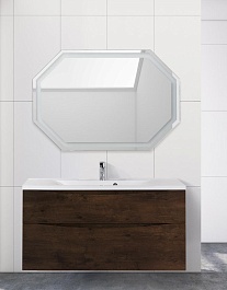 BelBagno Тумба под раковину Marino-H60 120 подвесная Rovere Moro – фотография-11