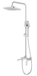 Azario Душевая стойка Conda AZ-K2411BN сатин – фотография-1