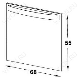 Jacob Delafon Мебель для ванной "Presquile 80" палисандр – фотография-3