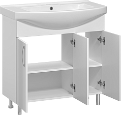 Misty Тумба под раковину Изео 85 белая – фотография-3