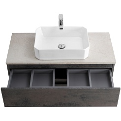 BelBagno Тумба с раковиной Molveno-46 100 подвесная ossido столешница KEP-100-MCO – фотография-8