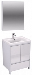 Velvex Мебель для ванной напольная Klaufs 60 белая, 1 ящик – фотография-1