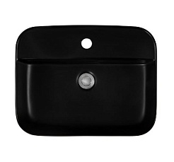 Aquatek Накладная раковина Вега 50 AQ5506-MB матовая черная – фотография-2