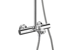 Aquatek Душевая стойка AQ2043CR с термостатом, хром – фотография-3