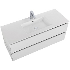 Cezares Тумба с раковиной Plane 120 подвесная bianco lucido раковина CZR-8002-120 – фотография-3