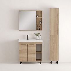 Onika Тумба с раковиной Легран 80 дуб галифакс – фотография-12