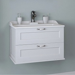 Акватон Мебель для ванной "Леон 65" дуб белый – фотография-3