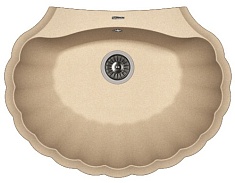 Florentina Мойка гранитная Гребешок бежевый