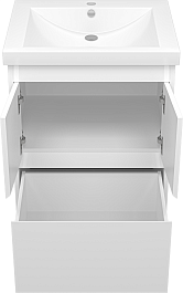 Misty Тумба для умывальника Алиса 58, 1 ящик, напольная – фотография-3