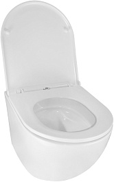 Azario Унитаз подвесной Gloria AZ-2003T безободковый белый – фотография-7