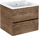 Vincea Тумба с раковиной Vico 60 подвесная дуб винтажный – картинка-10