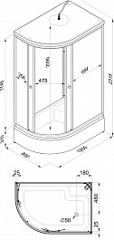 Triton Душевая кабина Коралл В 120x80 R – фотография-6