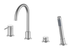 Oliveeka Душевая система Y OL-669017-BN никель матовый – фотография-1