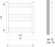 Lemark Полотенцесушитель водяной Ursus П7 500x600 хром – фотография-8