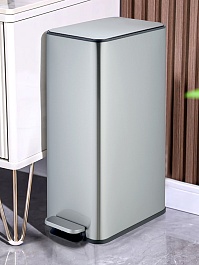 WeltWasser Ведро для мусора WW Paolo MT 20L сталь матовая – фотография-2