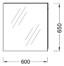 Jacob Delafon Мебель для ванной "Ola 60" темный дуб – фотография-6