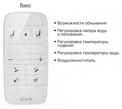 Vitra Унитаз подвесной V-Care Basic 5674B003-6103 с функцией биде – фотография-9