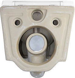 Azario Унитаз подвесной Uno AZ-2380 безободковый белый – фотография-18