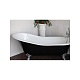 Magliezza Чугунная ванна Gracia Nero 170x76 (ножки хром) – фотография-9