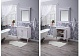 Aquanet Комплект мебели Селена 105 (2 дверцы), белая/патина серебро – картинка-25