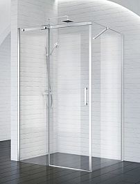 BelBagno Душевой уголок Acqua 100/100 ACQUA-A-1-100-C-Cr стекло прозрачное – фотография-1