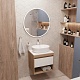 Teymi Тумба с раковиной Ritta 65 дуб эврика/белый матовый T60520 раковина T50208 – картинка-22