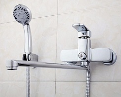 Frap Смеситель для ванны H73 F2273 хром – фотография-1