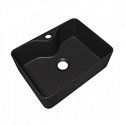 Teymi Раковина накладная в ванную Helmi Mini 41 чёрный матовый T50289 – фотография-5