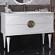 Opadiris Мебель для ванной Ибица 120 с овальным зеркалом белая/золото – фотография-21